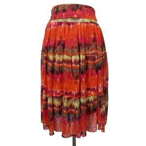 IZ Byer Skirt Womens Medium Flowy Stretch Boho Hippie Fairy Gypsy Lined